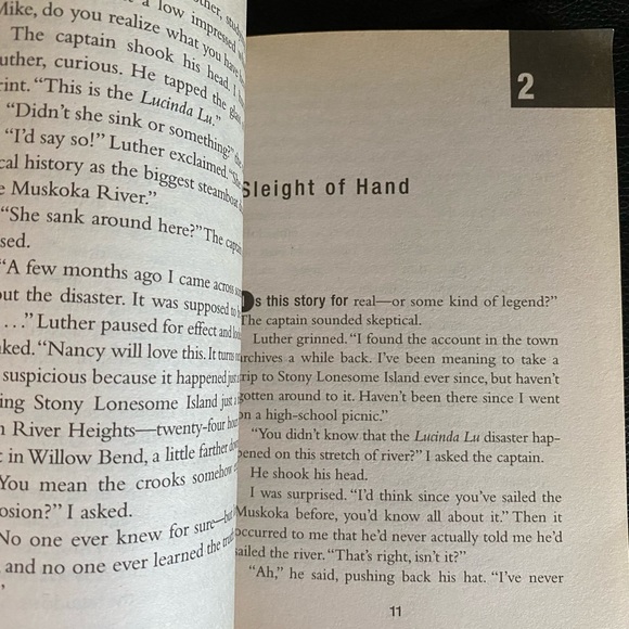 📘 Nancy Drew-Riverboat Ruse #11 Novel 🕵️‍♀️ - Picture 3 of 3